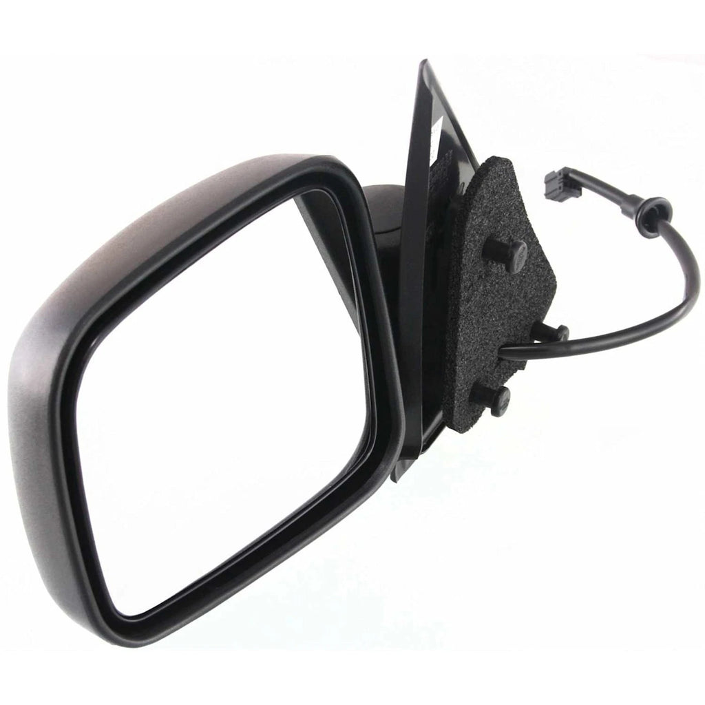 Power Mirror for Jeep Liberty (2002–2007) Left Textured Black Manual Folding