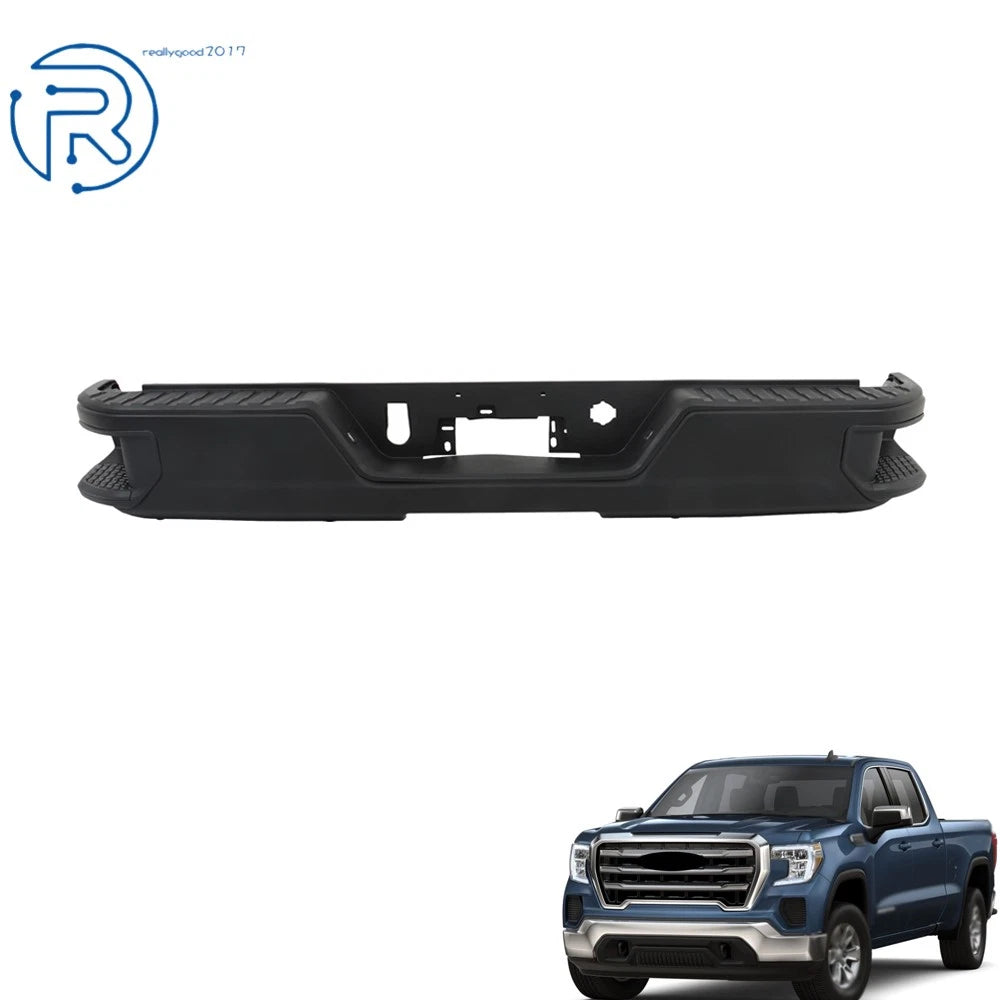 Black Rear Bumper for Silverado/Sierra 1500 (2019–2023)