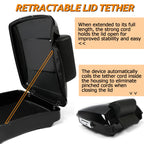 Razor Trunk Pack Two Up Rack Backrest for Harley Tour Street Road Glide (2014–2026)