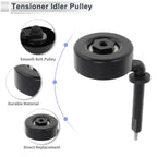 Drive Belt Idler Pulley for BMW 330d (1999–2010) No. 11282248483 Black