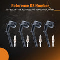 4X Ignition Coil & Spark Plug for Mercedes GLA250 X156 2.0L (2015–2020) UF734
