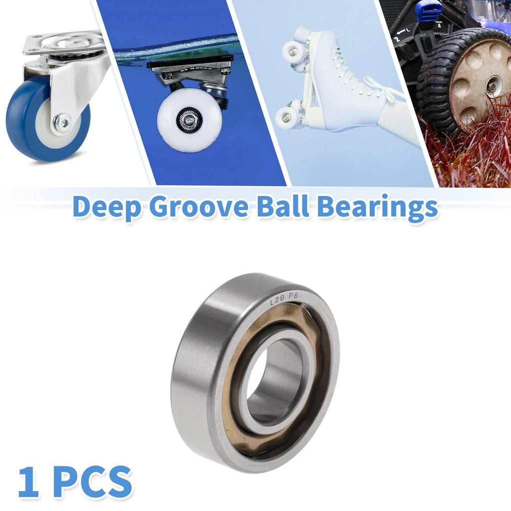 L20 Deep Groove Ball Bearings for Scooter Skateboard Wheel (20x47x14mm)