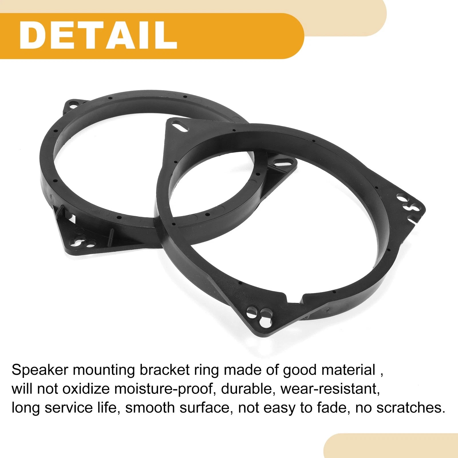 Set of 2 Speaker Spacer Rings for Nissan Qashqai (2007–2013)