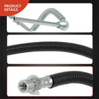 2X Rear Brake Hydraulic Hose for Chevy C6500 Kodiak (1996–2002)