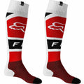 Fox Racing Lux MX ATV Motocross Riding Socks Youth Large (Flo Red)