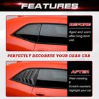 Glossy Black Side Window Louver Windshield Cover for Dodge Challenger (2008-2021)