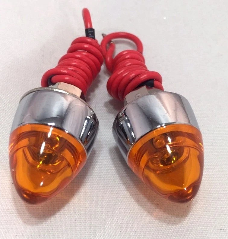Amber LED Bullet License Plate Bolts Fasteners for Cars and Trucks (Any Year)