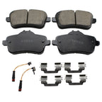 Set of 4 Akebono Euro Rear Ceramic Brake Pads with Sensors for MB C117 X156 X166 R172 W166