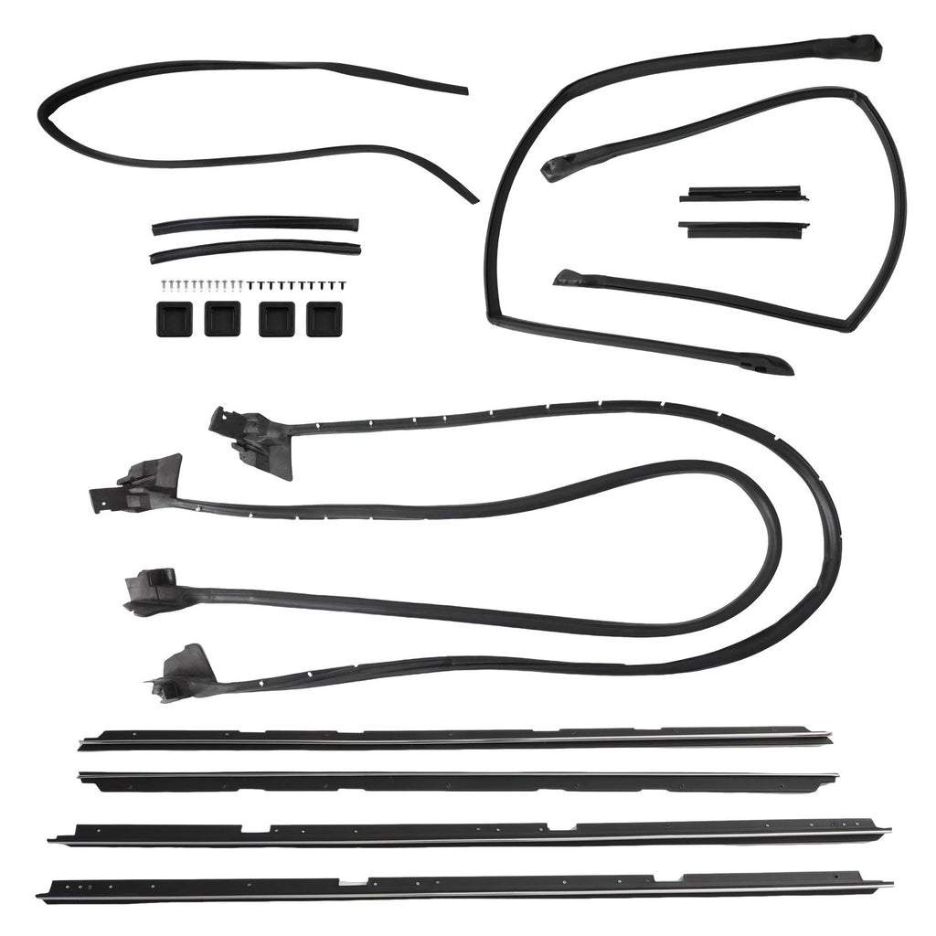 17pc Weatherstripping Seals Kit for El Camino (1978-1987)