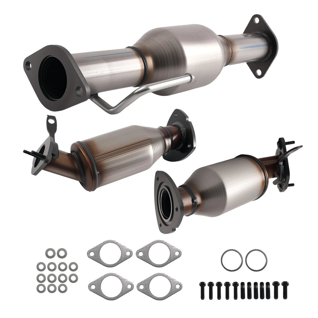 Set of 3 Exhaust Catalytic Converters for Buick Chevy GMC Saturn (3.6L V6)