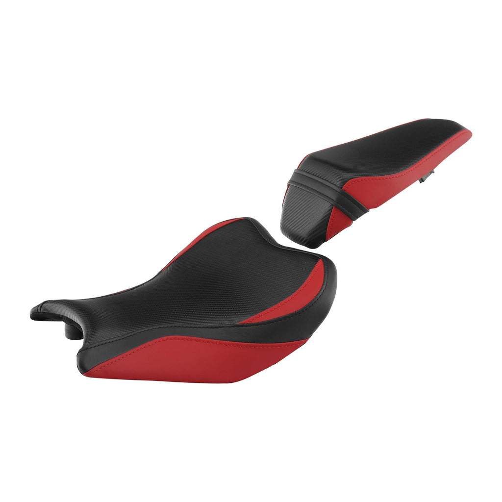 Driver & Passenger Seats for Kawasaki Z900 (2017–2023) - Black Red