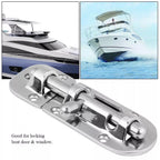 Stainless Steel Door Lock Latch Slide Bolt Clasp for Marine Use (110mm)