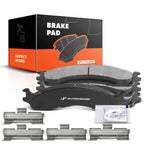 Set of 4 Front Ceramic Brake Pads for Ford F-250 F-350 (1995–1997)