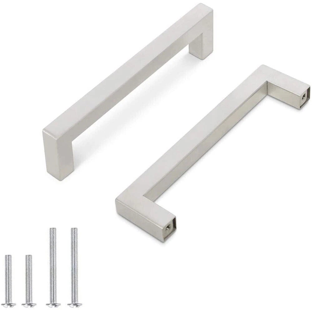 Stainless Steel Drawer Pulls for Kitchen Cabinets (Set of 4)