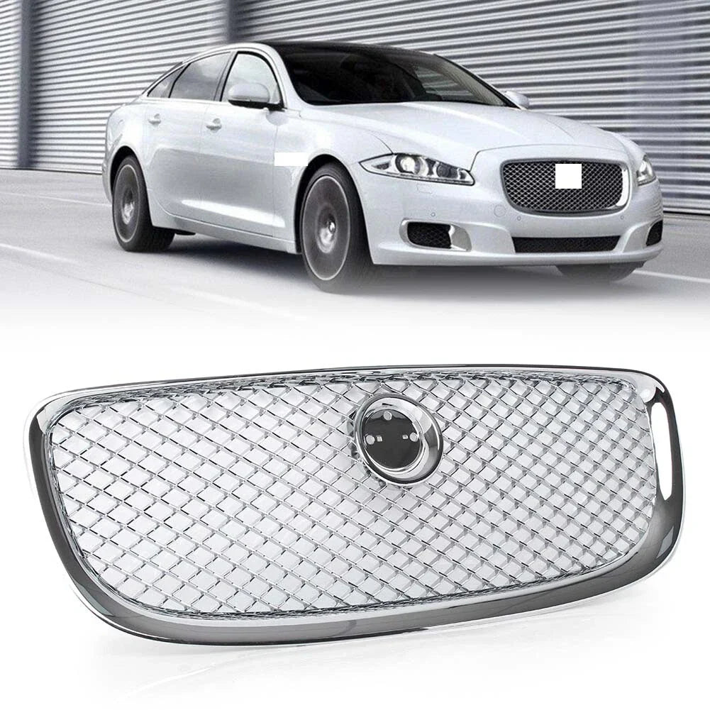 ABS Chrome Front Upper Grille Mesh for Jaguar XJ (2010-2015)