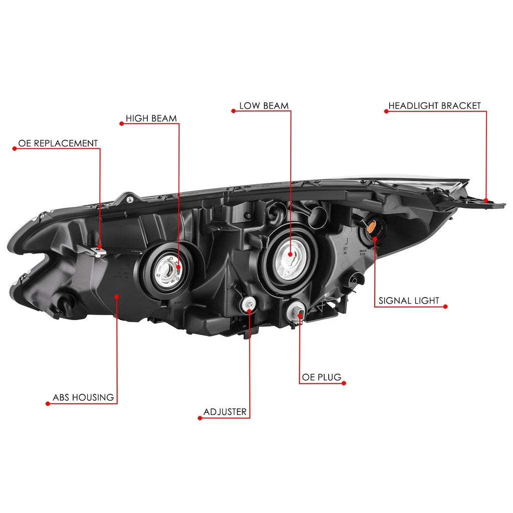 LED Headlight Lamp for Honda CR-V (2015–2016) Right Chrome Housing