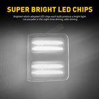 2X White LED Mirror Side Signal Light for Ford F-250 F-350 (2008–2016)