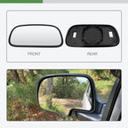 Driver Side Flat Mirror Glass w/Base for Buick Lucerne (2006–2011)