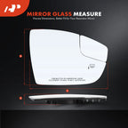 Power Mirror Glass Pair with Spotter & Heated for Ford Focus (2012–2018)