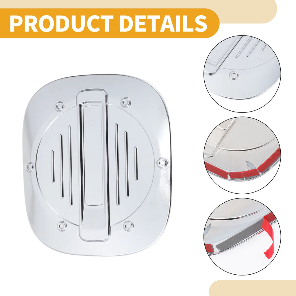 Fuel Tank Door Cap for Ford Escape (2020–2025) Chrome Silver Tone