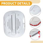 Fuel Tank Door Cap for Ford Escape (2020–2025) Chrome Silver Tone