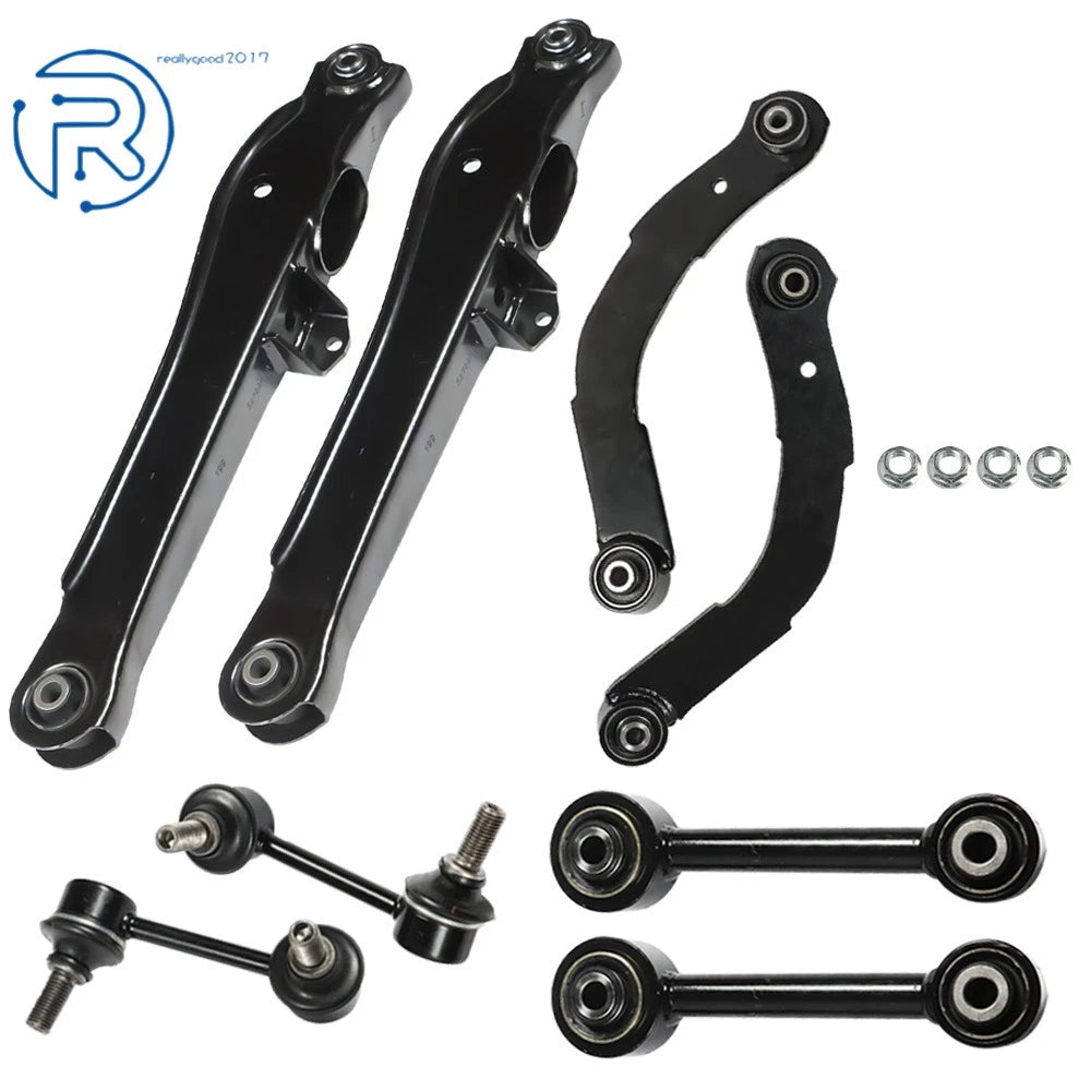 Set of 2 Rear Upper Lower Control Arms for Dodge Caliber (2007–2012) Jeep Patriot (2007–2019)