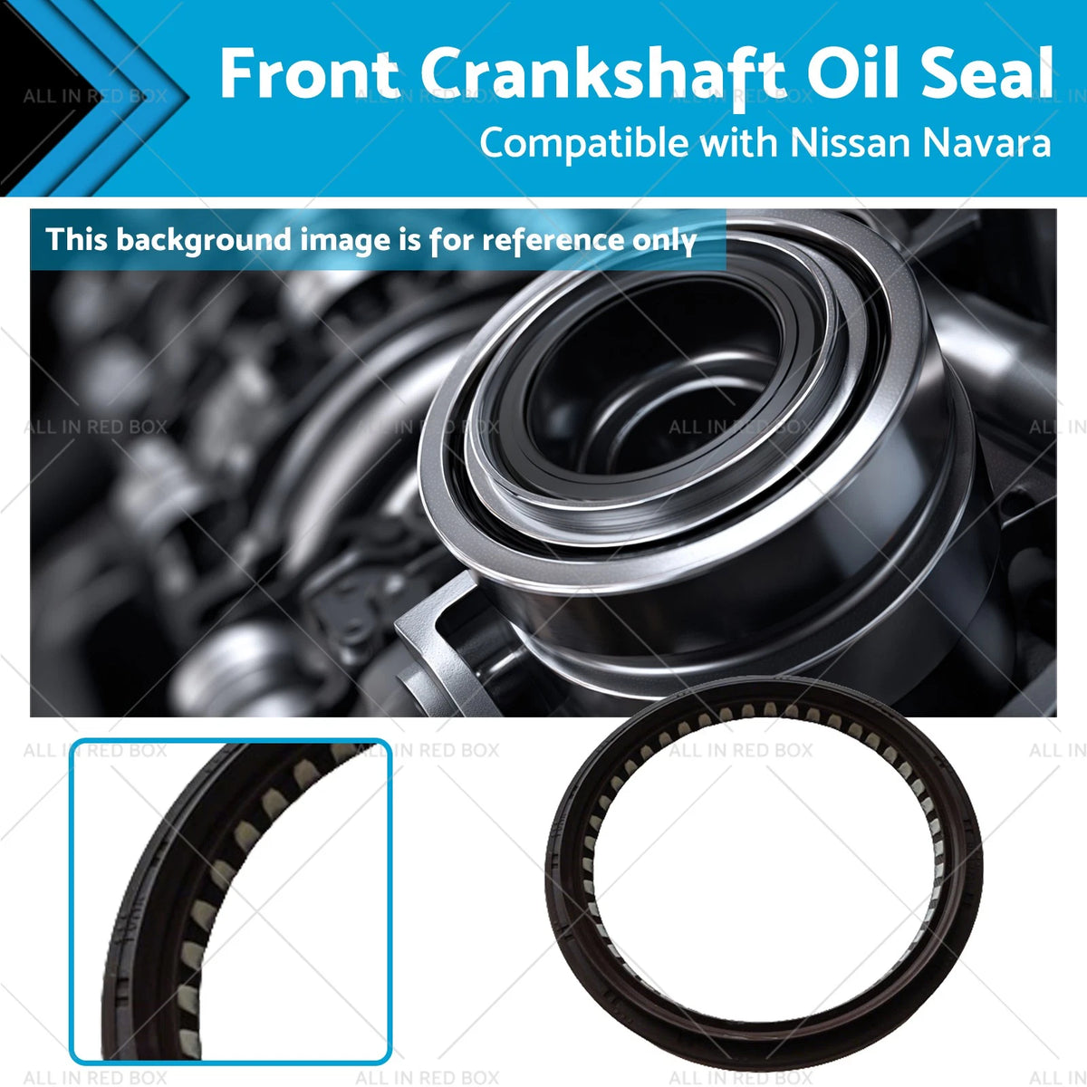 Front Crankshaft Seal for Nissan Navara D22 D40 YD25 (2001–2015)