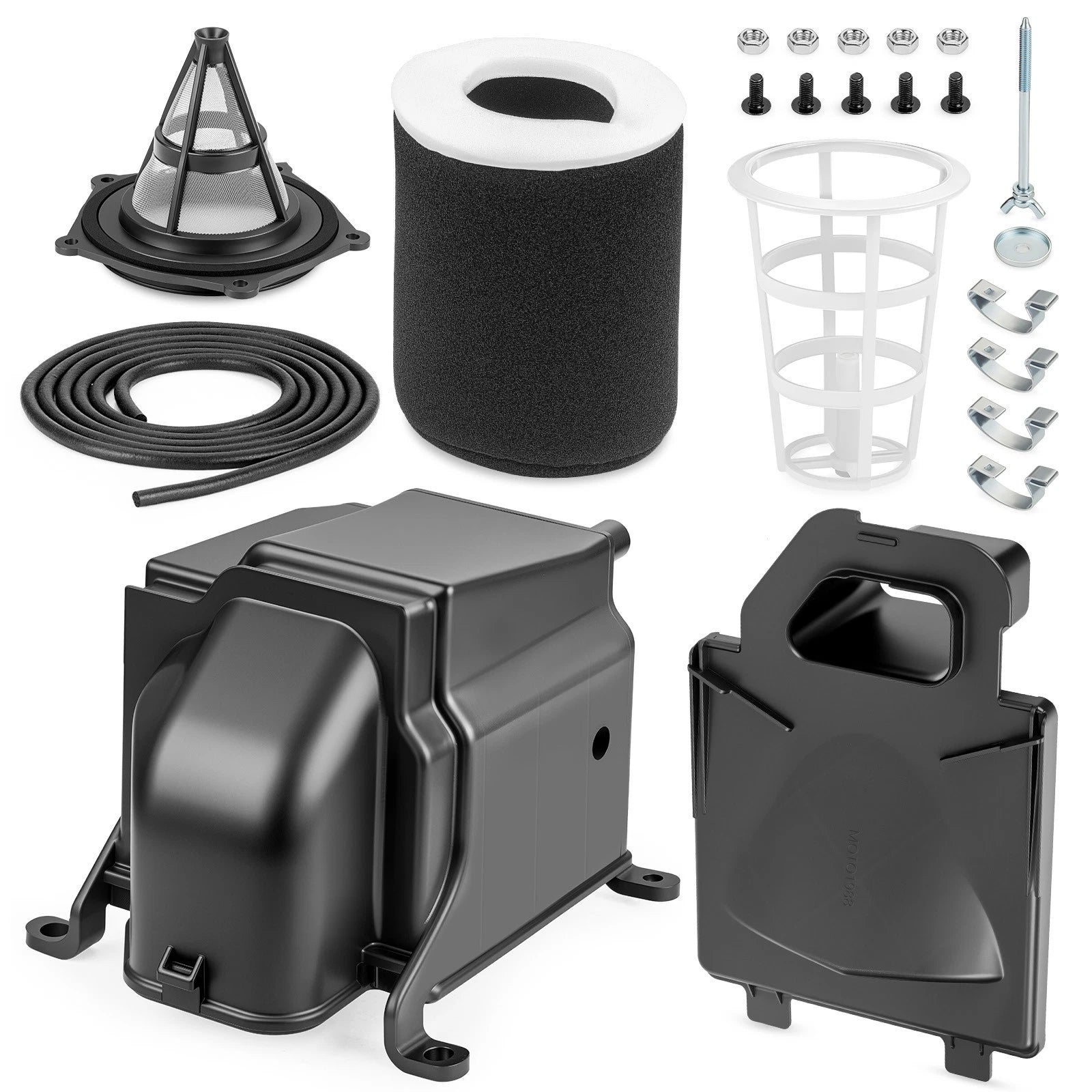 Air Filter Kit & Air Box Case w/ Cover Cap Seal for Yamaha YFZ450 (2004–2013)
