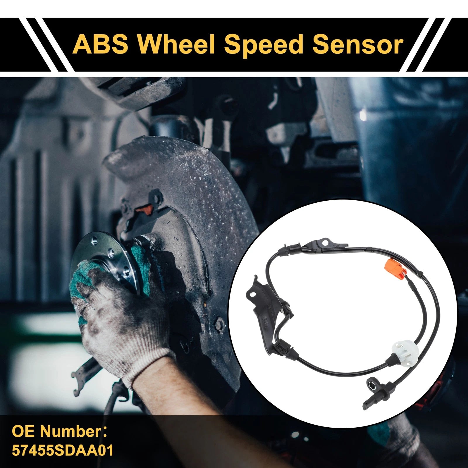 ABS Wheel Speed Sensor No. 57455SDAA01 for Honda Accord (2018–2023)