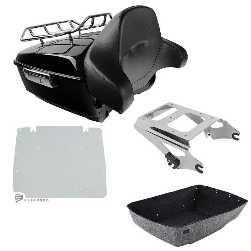 Trunk Pad Mount Rack Plate for Harley Touring Road Glide (2009–2013)