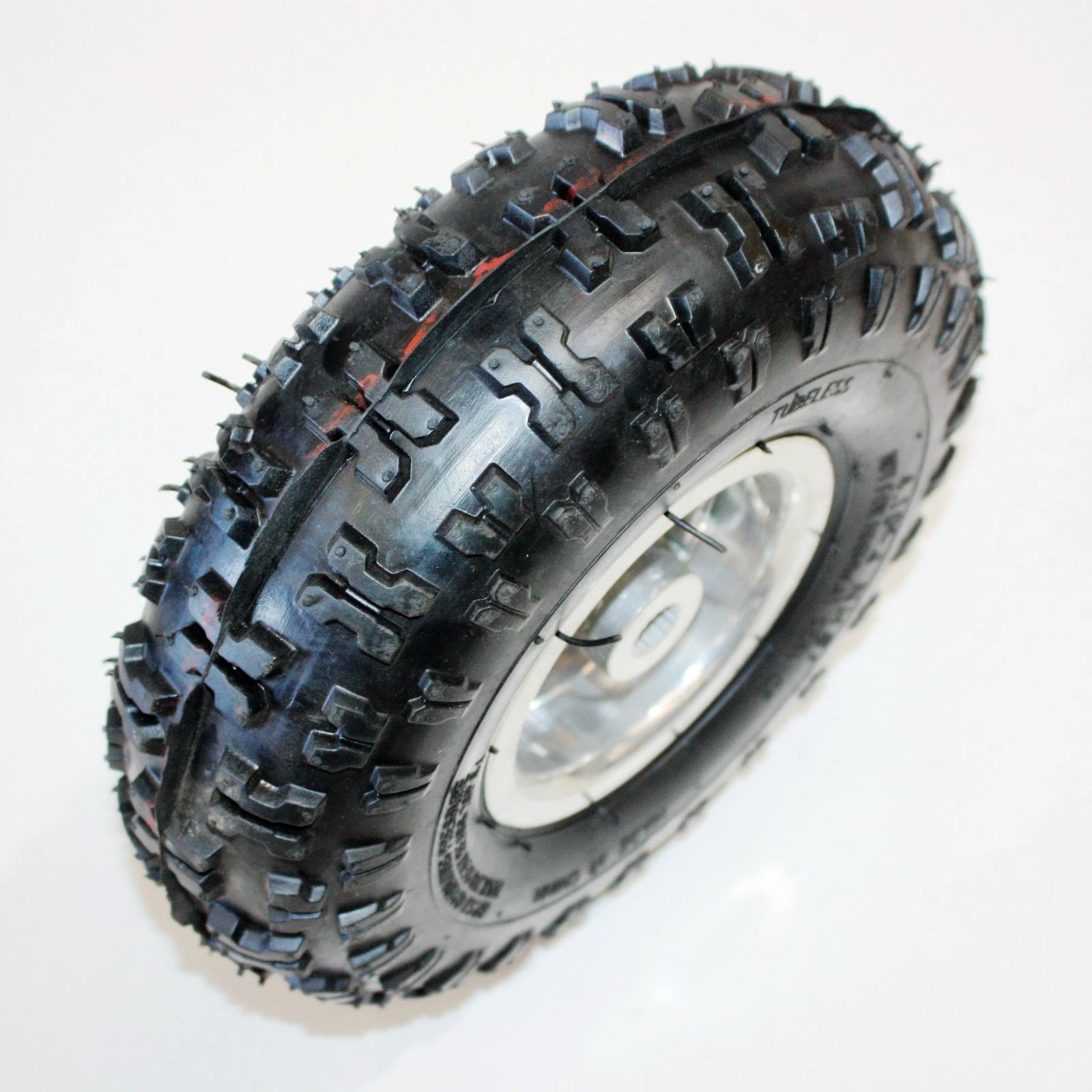 Set of 4 4.10-4 4" Rear Wheel Rim Tyres 16T Spline for 49cc Mini Quad ATV