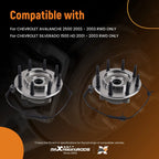 Front Wheel Hub Assembly Set of 2 for GMC Sierra 2500 HD (2001–2006) 515086
