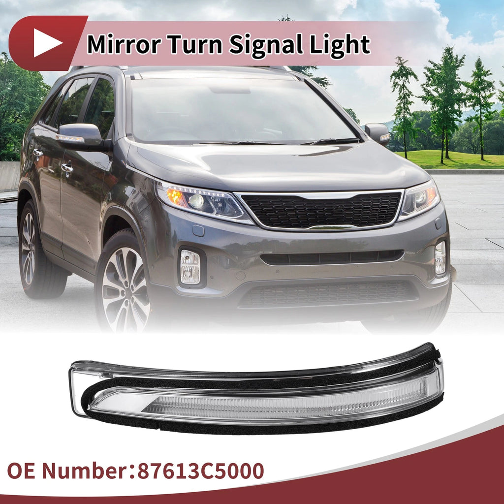 Front Left LED Mirror Turn Signal Light for Kia Sorento (2016–2020) No.87613C5000