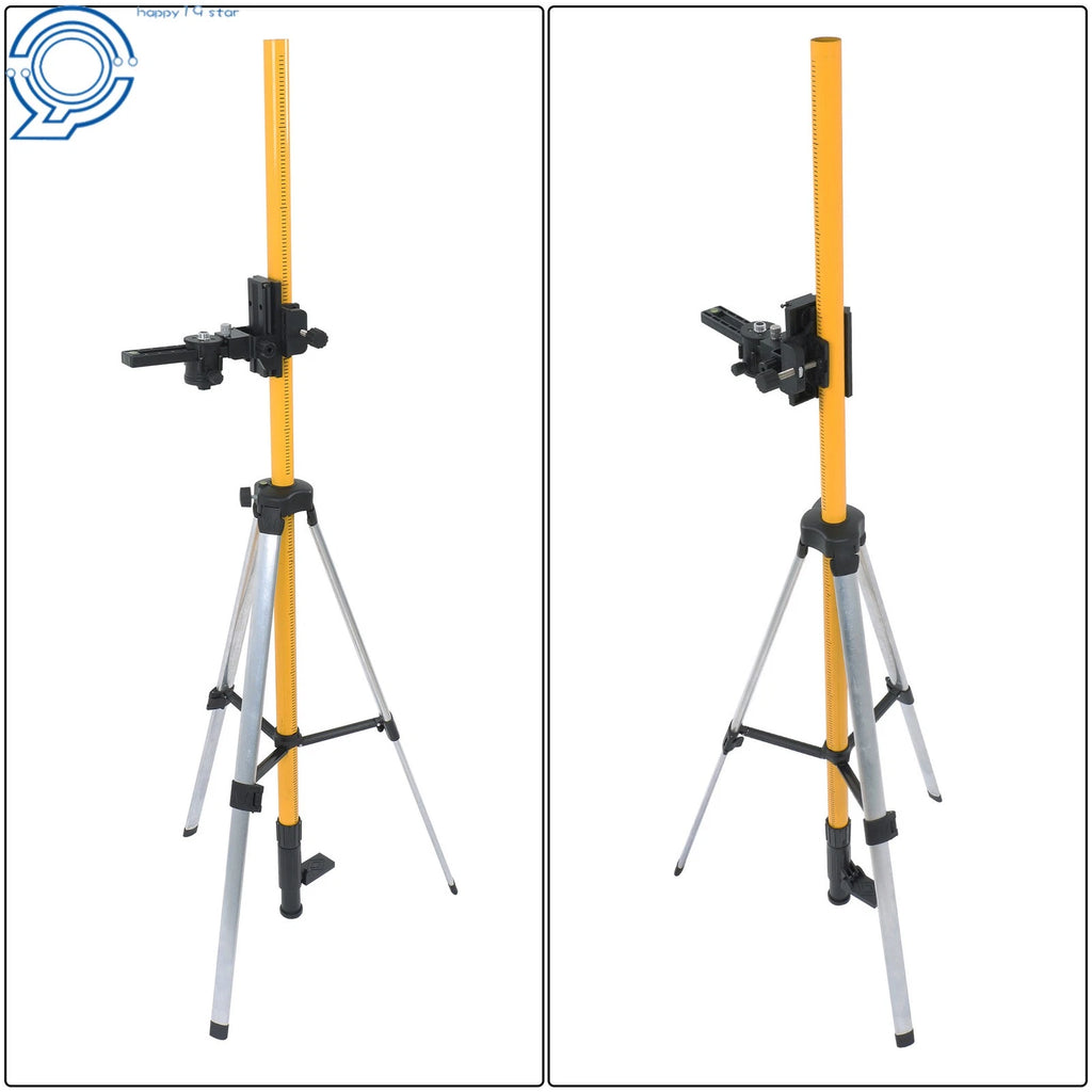 Telescoping Laser Level Pole with Tripod for Universal Use (13.8Ft)