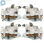Front & Rear Brake Calipers with Pads for Yamaha YFM700F Grizzly (2007–2020)