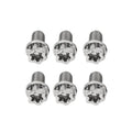 6pcs M6x35mm Titanium Torx Head Flange Screws for Motorcycle Bike Bicycle