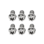 6pcs M6x35mm Titanium Torx Head Flange Screws for Motorcycle Bike Bicycle