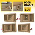 Set of 4 Interior Door Handles Beige for Toyota Corolla Tercel (1988–1993)