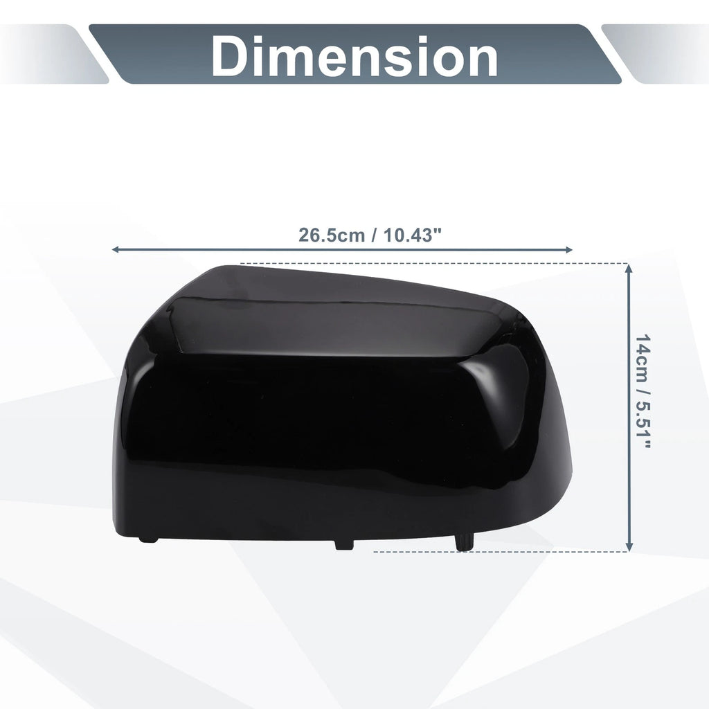 Left Side Rearview Mirror Cover Cap Gloss Black for Chevrolet Colorado 