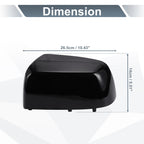 Left Side Rearview Mirror Cover Cap Gloss Black for Chevrolet Colorado 