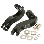 Black Rear Passenger Footpeg for Harley Touring Road King FLHR (1993-2022)