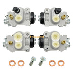 Set of 4 Front Brake Wheel Cylinders for Honda Rancher 400 TRX400FA TRX400FGA (2004–2007)