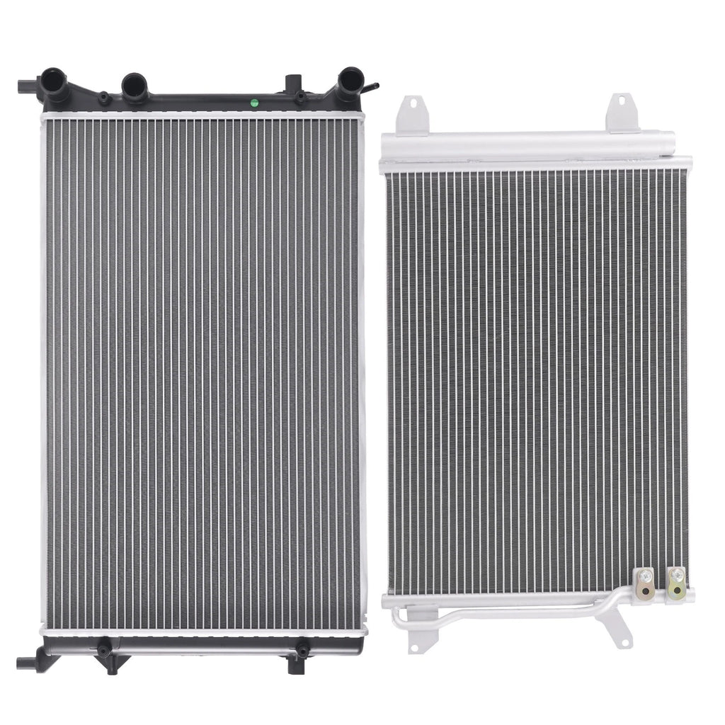 Coolant Radiator & AC Condenser for VW Beetle Hatchback (2013–2014) 5C0121251E