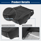 Black Faux Leather Seat Bottom Cover for Dodge Ram