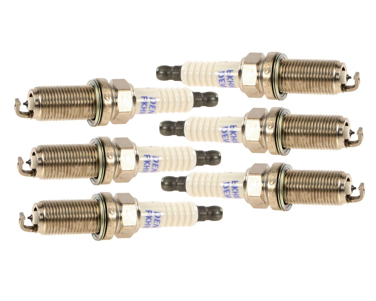 Set of 6 Denso Platinum TT Spark Plugs for Chrysler Dodge Hyundai Infiniti V6