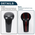 Carbon Fiber Gear Shift Knob Decorator Cover for Mazda CX-5 (2017–2023)