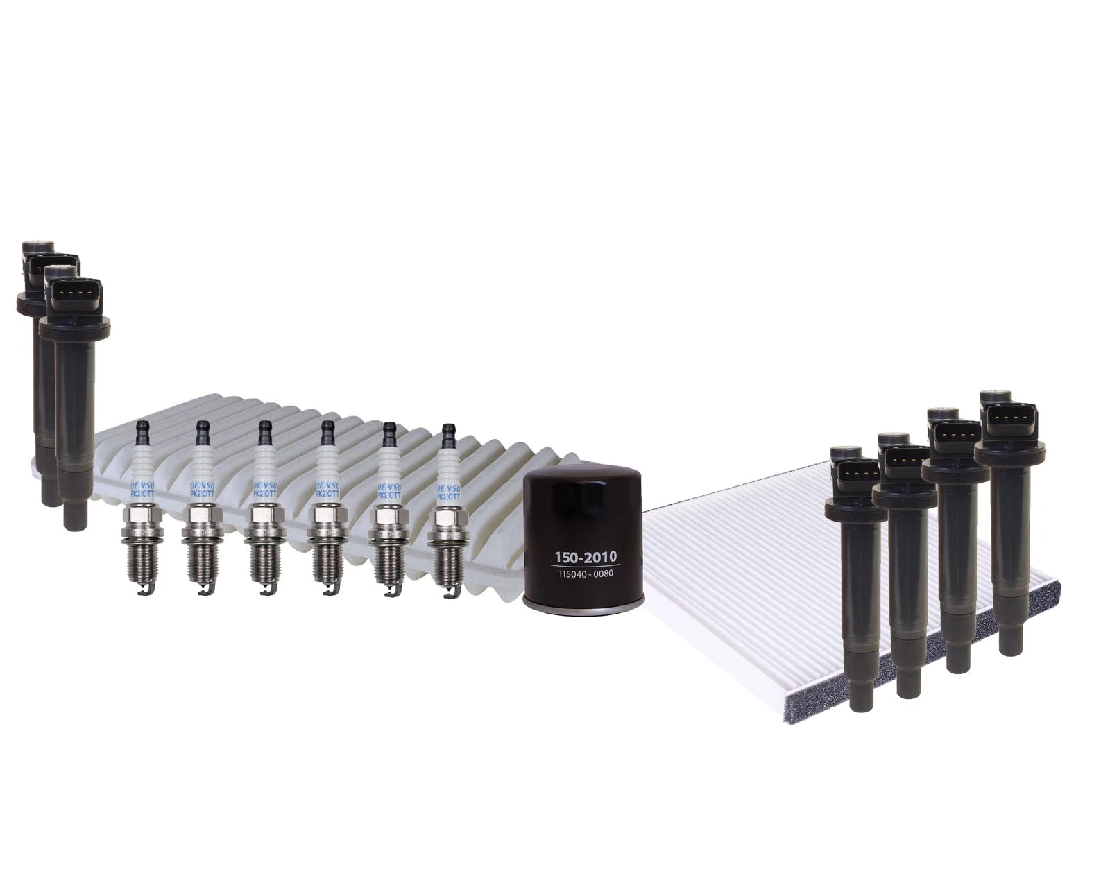 Set of 6 Denso Platinum TT Spark Plugs for Lexus Toyota 3.3 V6