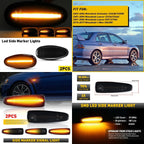 Smoked LED Side Lights Signal Lamp for Mitsubishi Lancer Evolution (2008–2015)