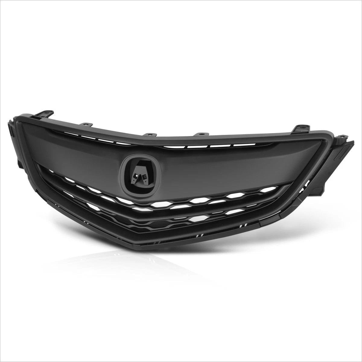 Front Upper Shell Grille Assembly for Acura TLX (2015–2017) w/Badge Slot