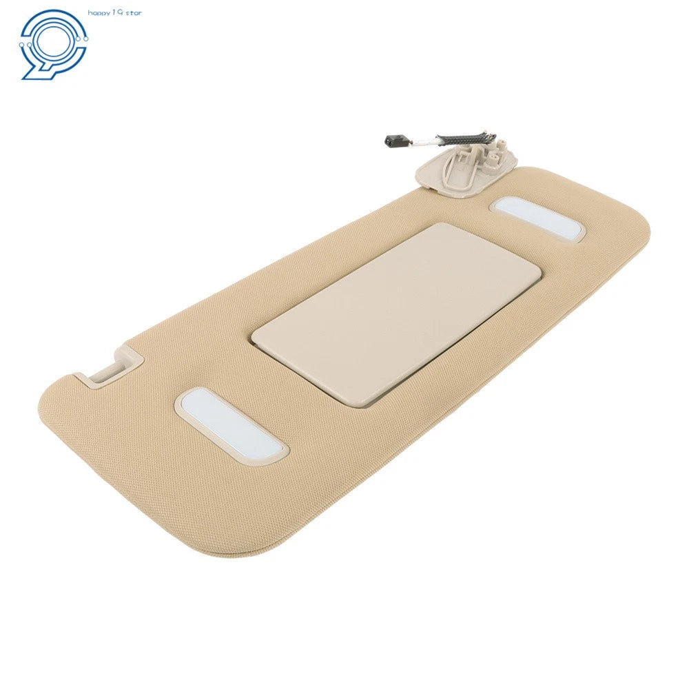 Passenger Right Side Sun Visor for Silverado Sierra Tahoe Yukon (2007–2014) Beige